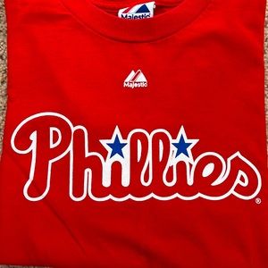 Red Phillies Thome T shirt